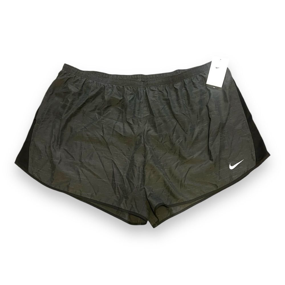 NWT Nike Dri-Fit Running Shorts Black Lightweight Built-In Liner Drawstring 3X